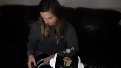 ASMR Thigh High Sock Scratching