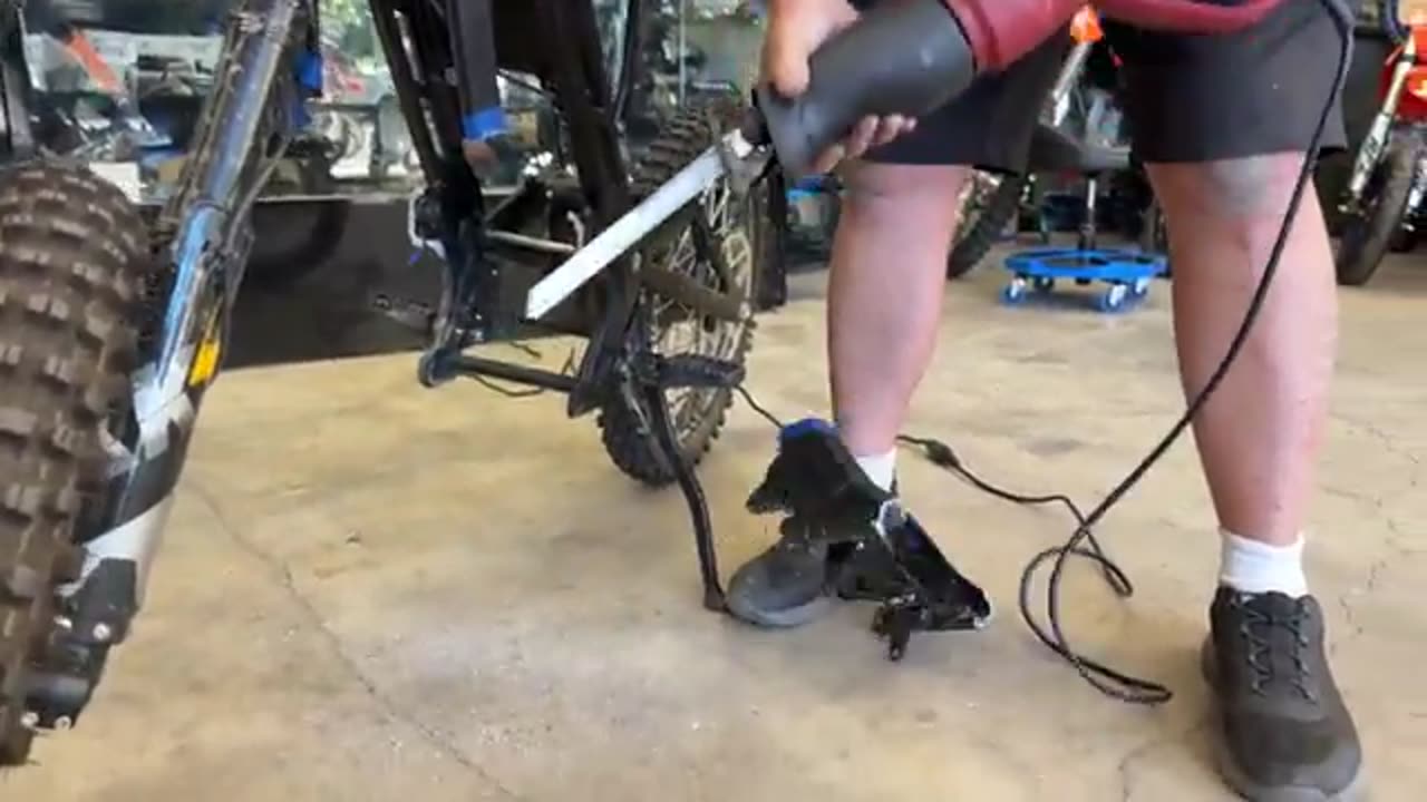 He craft this bike from crash
