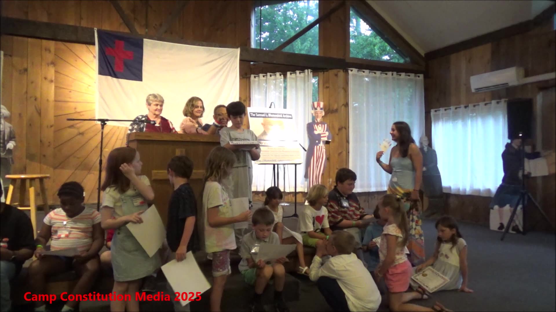 Closing Ceremonies with Hal Shurtleff and Staff at Camp Constitution 2025