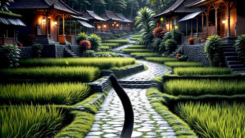 The atmosphere of the beautiful natural scenery