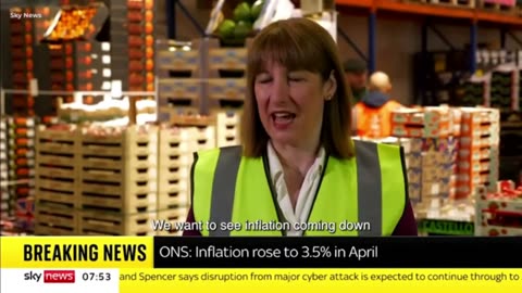 Live blunder as Rachel Reeves appears on Sky News with squeaky voice