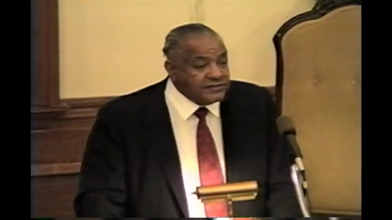 April 6, 1993 - Washington Post Columnist Carl Rowan at DePauw University