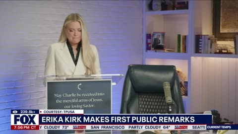 CHARLIE KIRK ... IS.... MY HUSBAND, HE WAS A GOOD MAN, HE STILL ... IS ... A GOOD MAN.