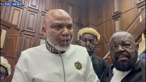 WATCH: You're Biased! Nnamdi Kanu Openly Tells Justice Binta Nyako In Court