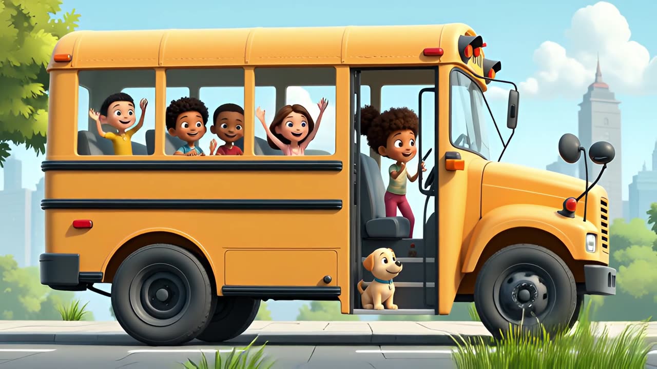 Wheels on the Bus GOES CRAZY! 🚌🤪 Viral Kids Animation