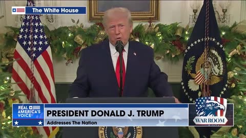President Trump Delivers Year-End Address To The Nation