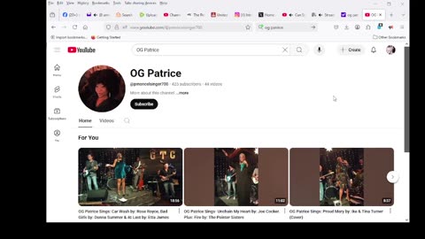 OG Patrice whore of you tube