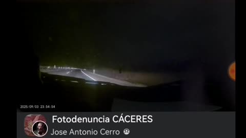 Un hombre denuncia un ataque con luz estreboscópica