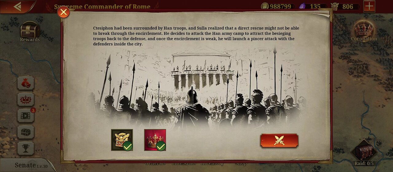 Great Conqueror Rome: Rise of Monarchs: Conqueror: Supreme Commander of Rome: Sulla V7