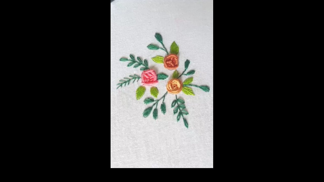 Embroidery design👍🏻💯 #embroiderydesign