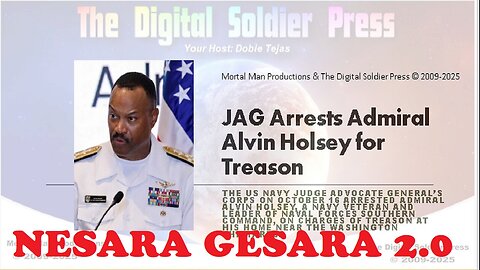 JAG Arrests Former Navy Admiral Alvin Holsey for Treason