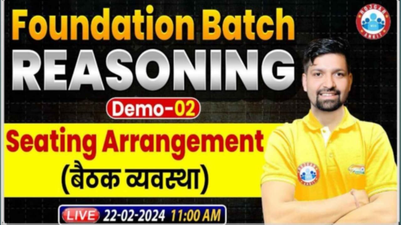 REASONING CLASS#2 SEATING ARRANGEMENT PART-2