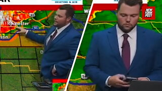 Minnesota meteorologist Nick Jansen blasted for texting wife during severe weather report: 'Unprofessional'