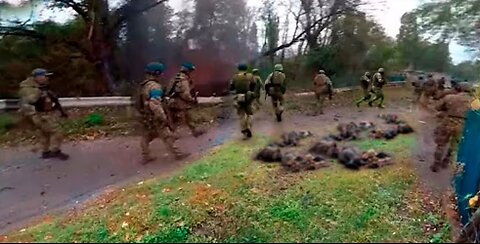 Rapid counteroffensive_ Defense line held by elite Russian _marines_ captured in Sumy