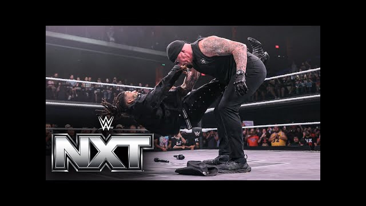 FULL SEGMENT The Undertaker delivers a HUGE Chokeslam to Trick Williams NXT, July 22, 2025 - WWE
