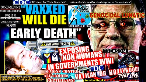 CDC Bombshell: 4 Decades Erased From Life Expectancy of Covid Vaxxed (compilation version)