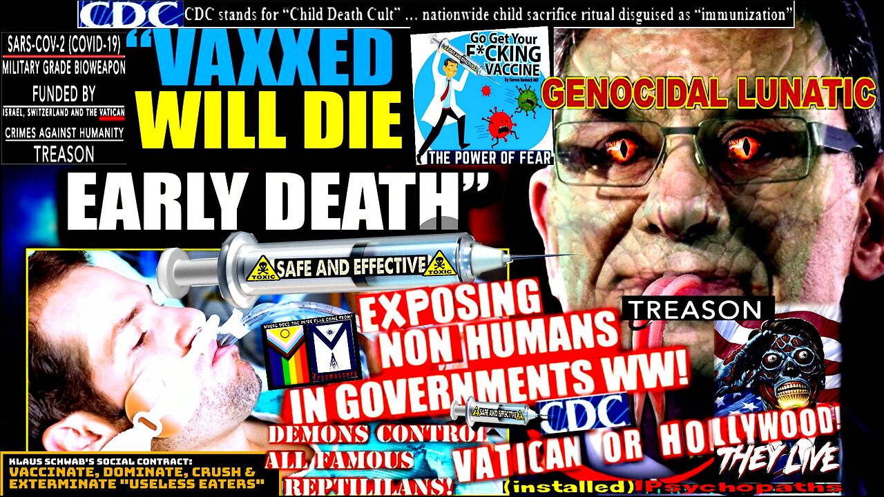 CDC Bombshell: 4 Decades Erased From Life Expectancy of Covid Vaxxed (compilation version)