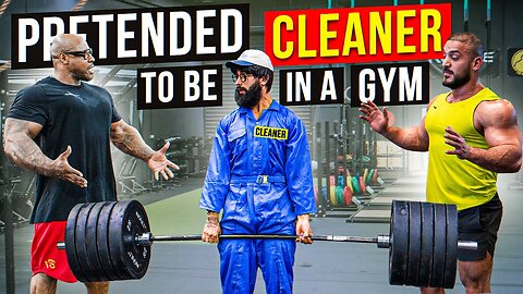 Elite Powerlifter Pretended to be a CLEANER #14 | Anatoly GYM PRANK