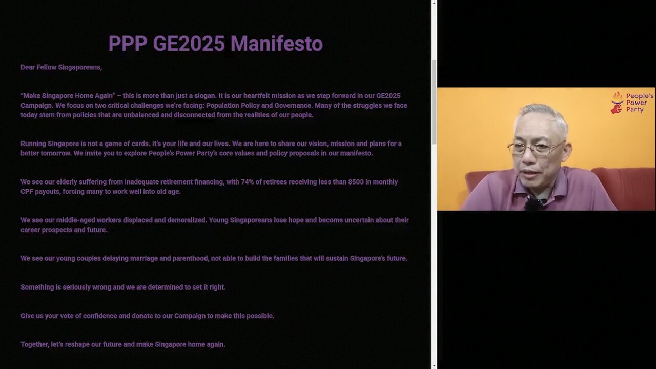 PPP GE2025 Elections Manifesto