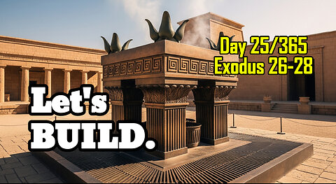 Day 25/365 - TABERNACLE Build | Priestly Garments | Burnt Offering