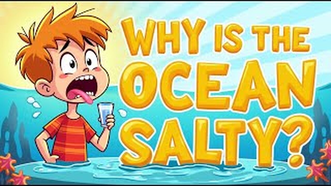 Why Is the Ocean Salty? 🌊 Science Explained for Kids😊