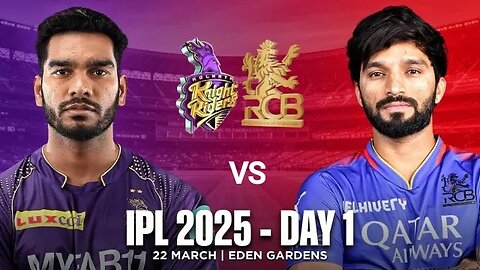 Royal challengers Bangalore vs Kolkata knight riders highlight 2025.