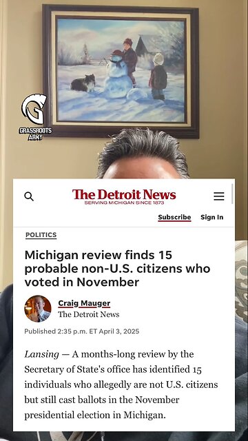Allowing even ONE non-citizen to vote is an attack on our democracy. At least 15 confirmed so far?