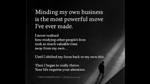 Unwavering in Our Resolve! Still minding our Business!