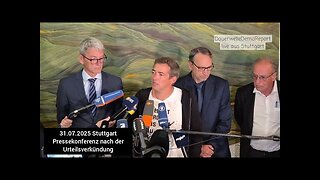" PRESSEKONFERENZ ZUR URTEILSVERKÜNDIGUNG GEGEN DEN QUERDENKEN-GRÜNDER MICHAEL BALLWEG "