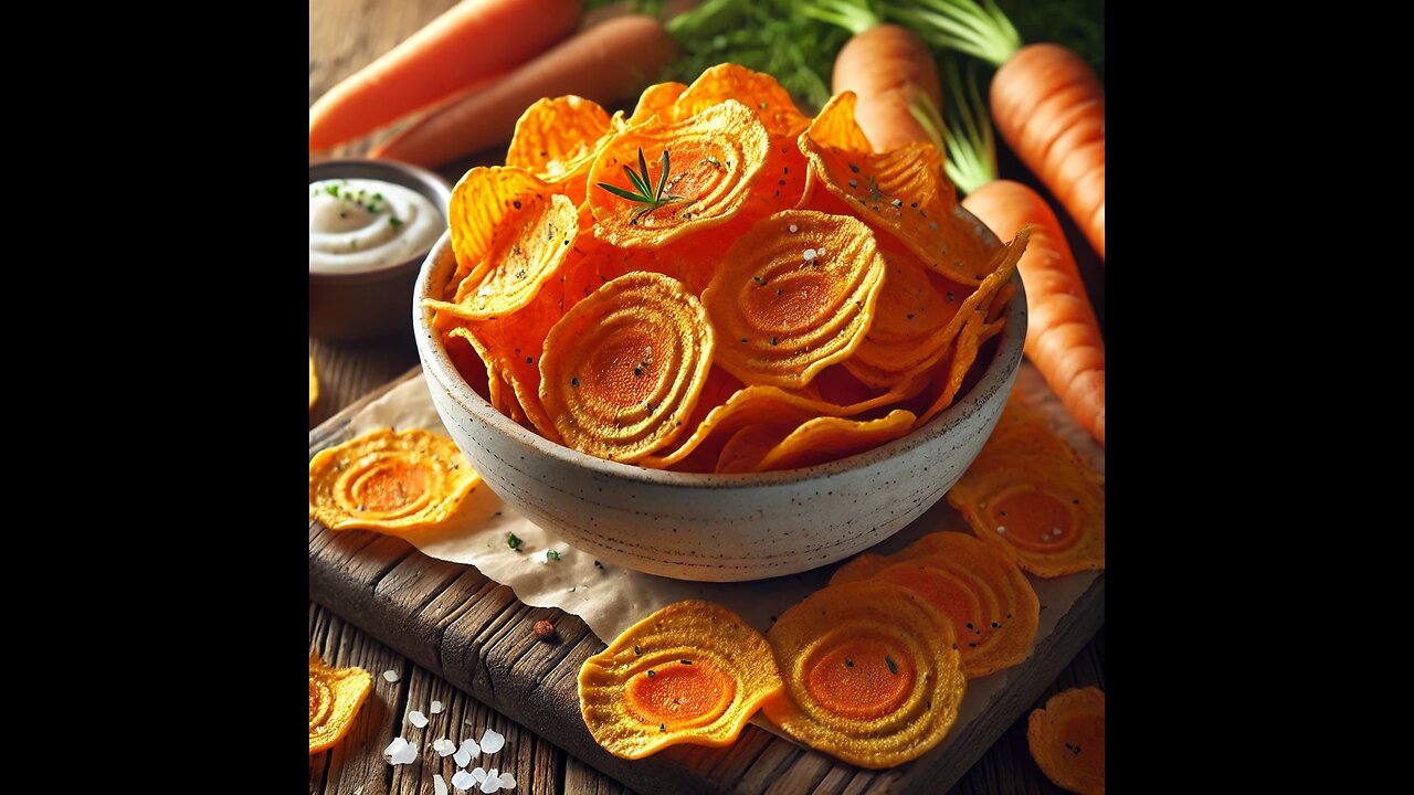 How to Make Crispy Carrot Chips – Easy, Healthy & Super Tasty Snack!