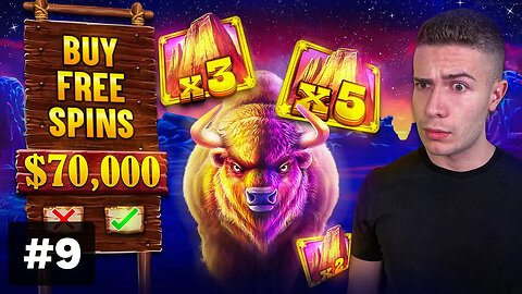 $70,000 Bonus Buy on BUFFALO KING MEGAWAYS 🐃 (70K Bonus Buy Series #09)