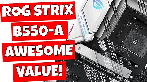 ASUS ROG Strix B550 A Gaming Cheapest AM4 Strix Motherboard