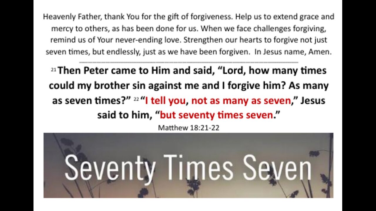 March 23rd Service