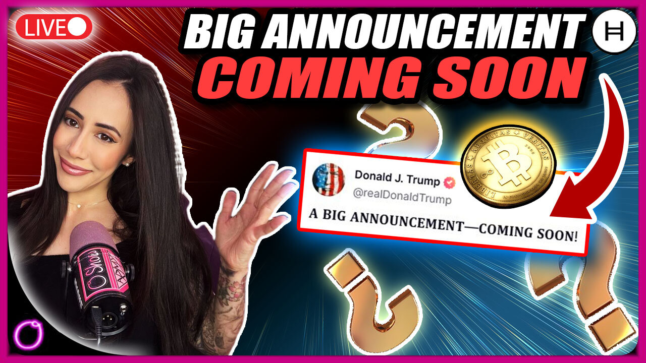 TRUMP BIG BITCOIN ANNOUNCEMENT COMING SOON?
