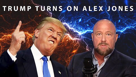 Trump Turns His Back On Alex Jones