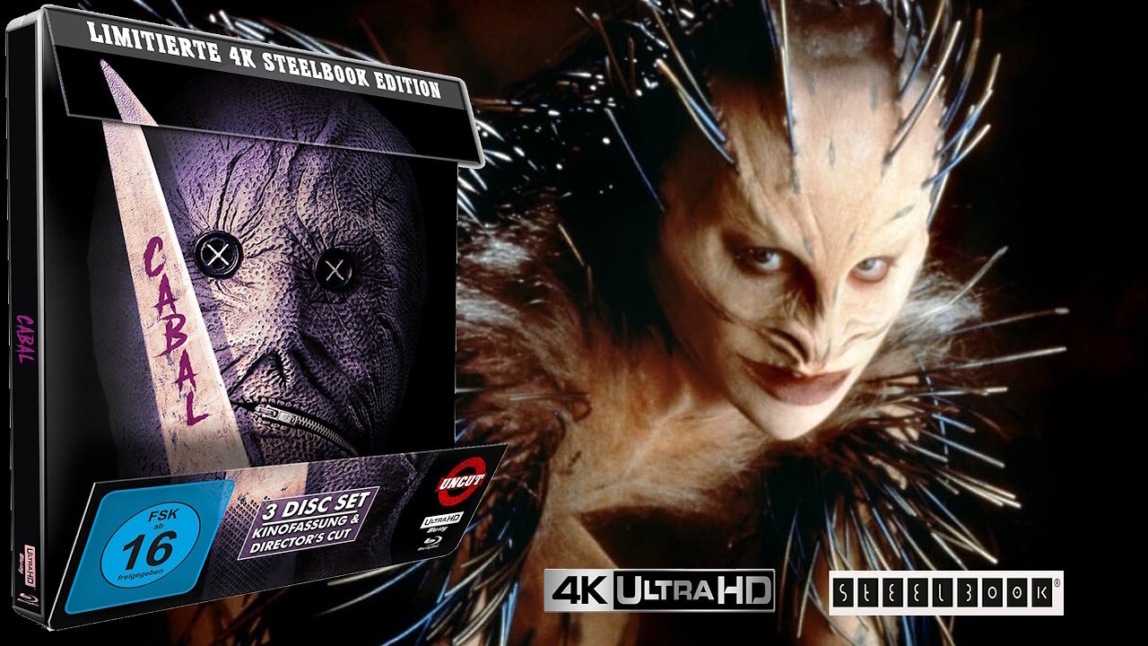 Cabal - Nightbreed [4K UHD German Mediabook] Directed by Clive Barker