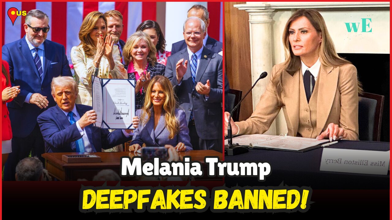 Melania Trump Takes Down Deepfakes with NEW Law - WorldEye