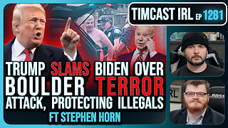 Trump SLAMS Biden Over Boulder TERROR Attack, Protecting Illegals & Leftists | Timcast IRL