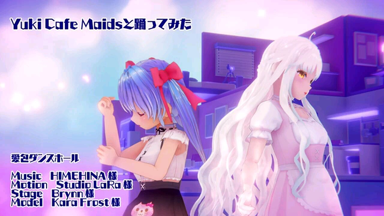 Kara Frost Collab with Yuki Cafe Maids