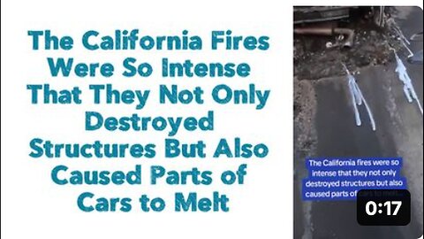 "California Fires' Intensity Destroys More Than Just Structures"