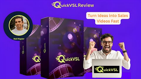 QuickVSL Review: Turn Ideas into Sales Videos Fast