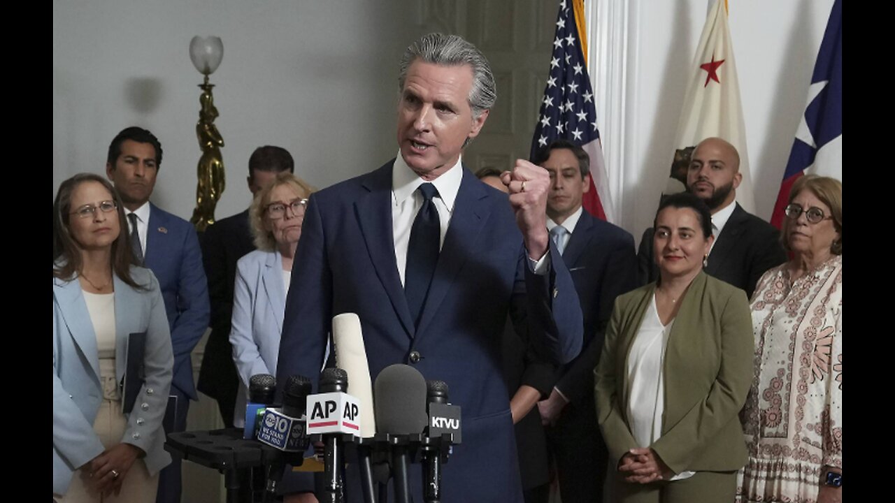 Newsom Taunts Trump on 'Missed' Redistricting Deadline