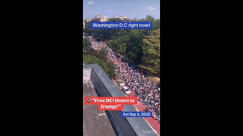 Thousands hit the streets of Washington DC on Saturday September 6th, 2025 to demand an end #fyp