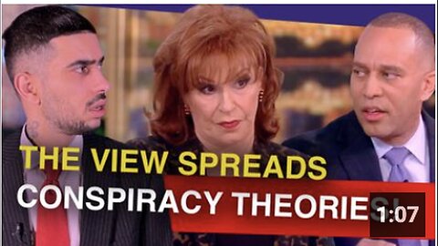 "Democratic Leader, View Host Confronted Over Conspiracy Theories!"