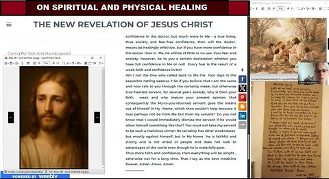 ON SPIRITUAL AND PHYSICAL HEALING (based on the New Revelation)
