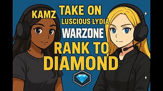 Kamz & Lydia take on REBIRTH ISLAND RANK to diamond *Agent of Chaos 😏💨 | Warzone Queen on Rumble”