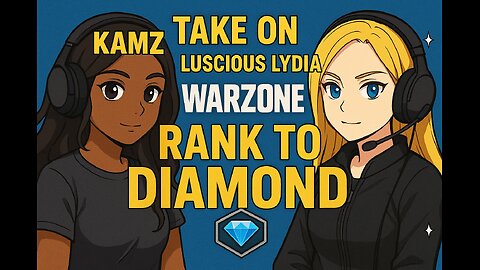 Kamz & Lydia take on REBIRTH ISLAND RANK to diamond *Agent of Chaos 😏💨 | Warzone Queen on Rumble”