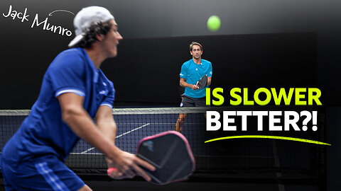 Pro Pickleball's Newest Offensive Strategy - Off Speed Attacks with Jack Munro