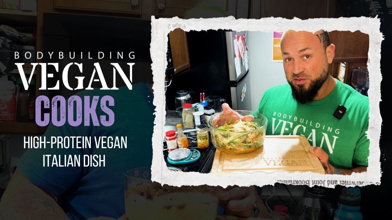 High-Protein Vegan Italian Dish | Easy Say Grace Recipe for Gains