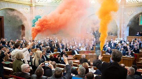 Smoke Bombs Set Off After Hungary’s Parliament Passes Law Banning Sodomite Pride Events